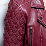 DAYTONA 73 Giacca donna in pelle Jerrie Sheep Victoria stile biker 