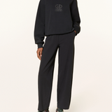 GOLDBERGH Felpa donna Relax girocollo in cotone nera 