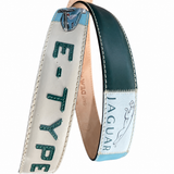 RED BELTS Cintura artigianale in pelle Jaguar 