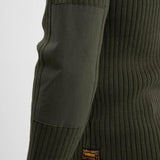 DAYTONA 73 Maglia uomo Basset girocollo verde militare 