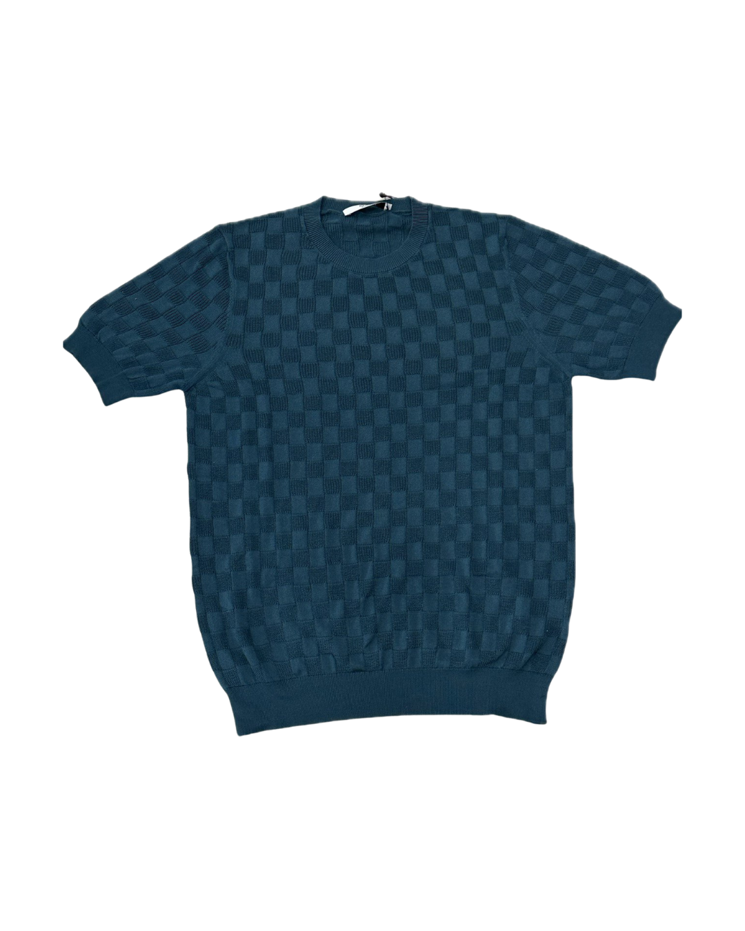 MASQ Maglia unisex petrolio manica corta in cotone 