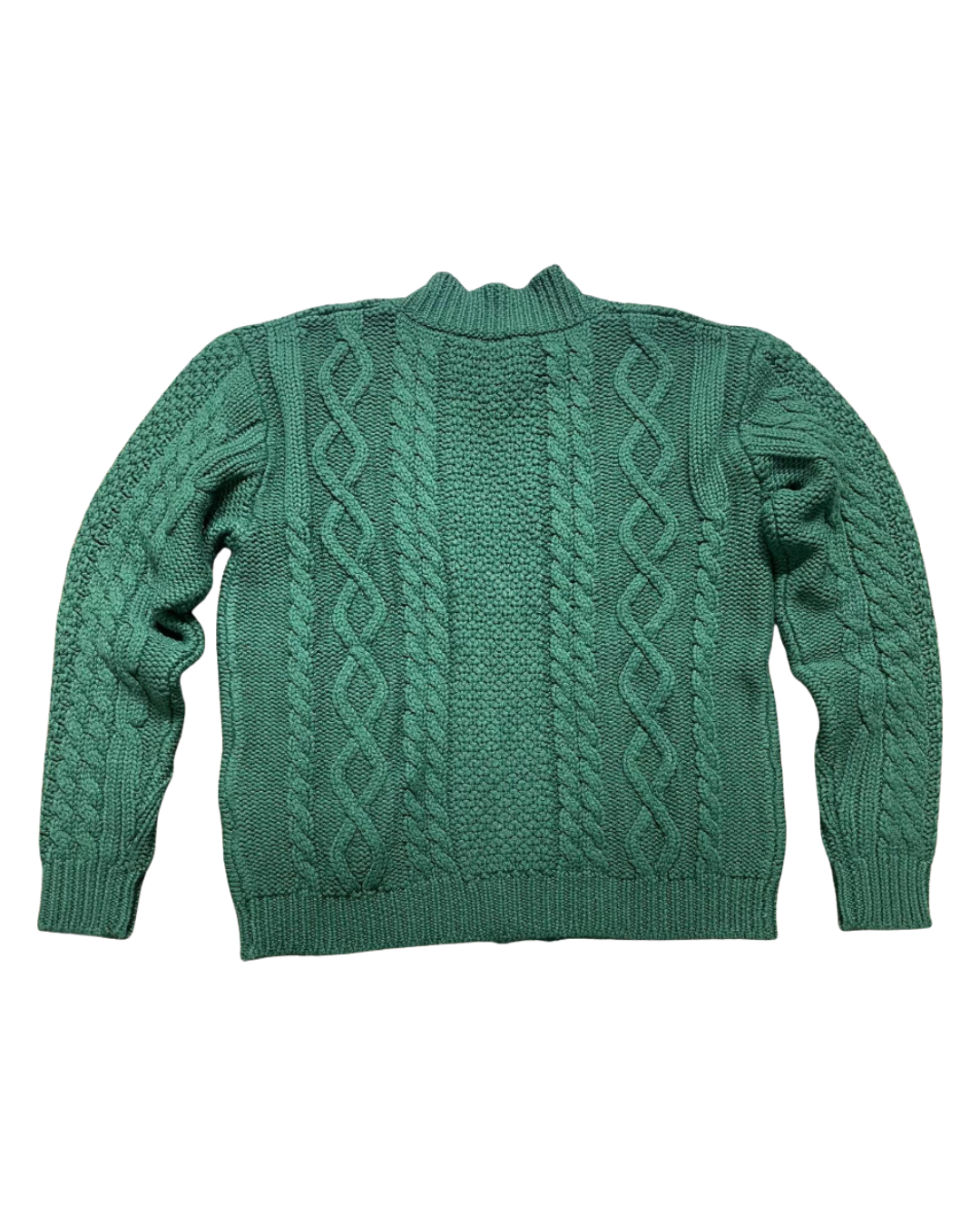 RAKKI Cardigan donna in cashmere verde inglese 