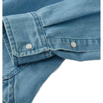 IRON AND RESIN Camicia uomo Tonopah western in tessuto lavato 