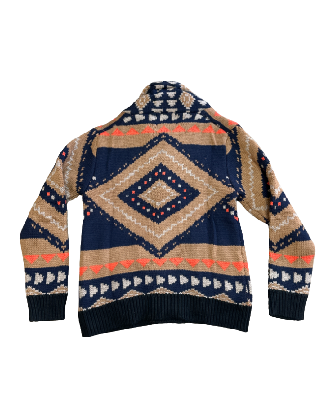 TOOCO Cardigan uomo Everest nocciola/blu 