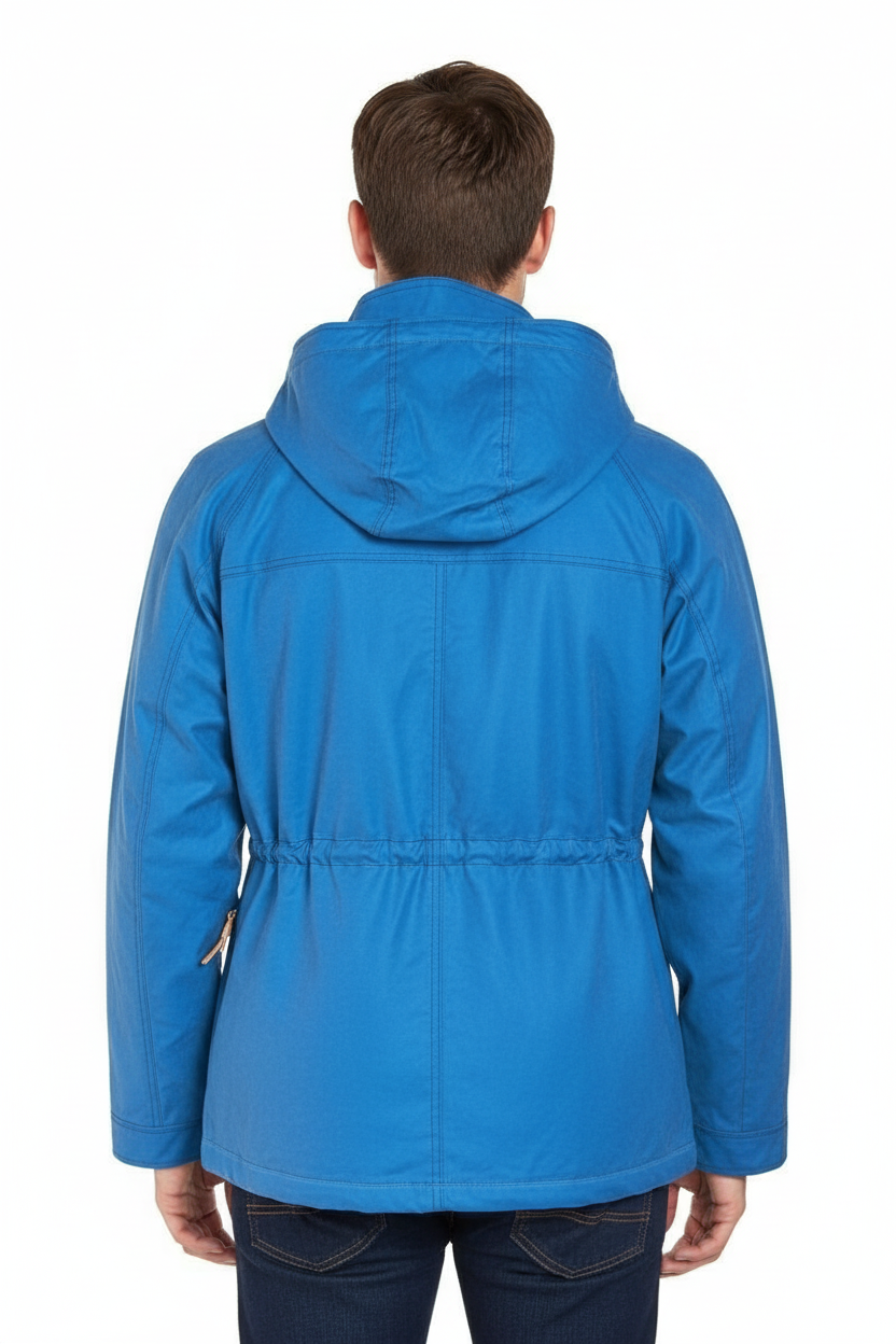 MANIFATTURA CECCARELLI Parka uomo in cotone New Fisherman blu 