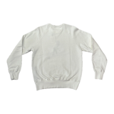 INTHEBOX Felpa unisex bianca in cotone girocollo ricamo Mr Box cactus 
