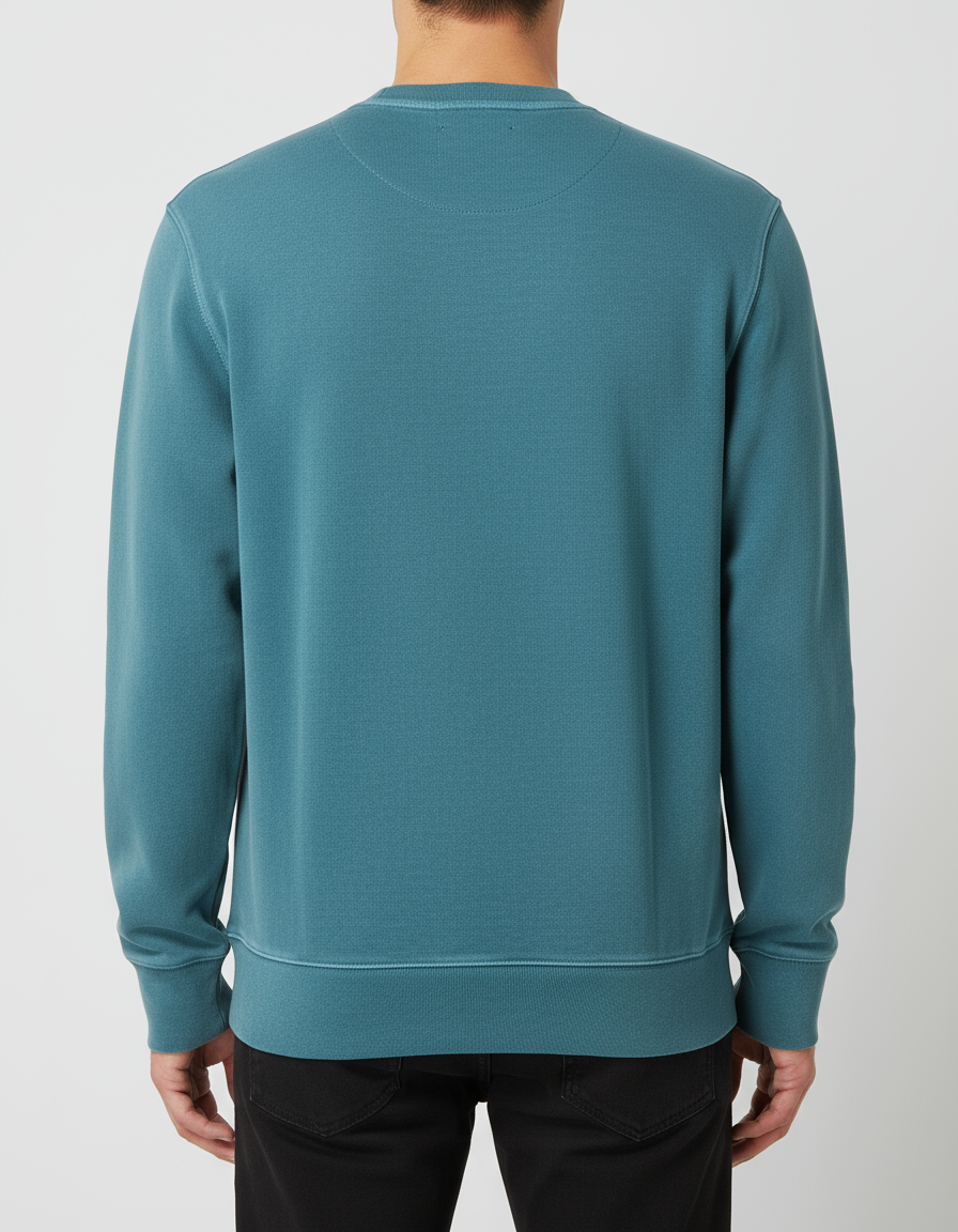 KEELING Felpa unisex in cotone Baltic Sabah Crew girocollo 