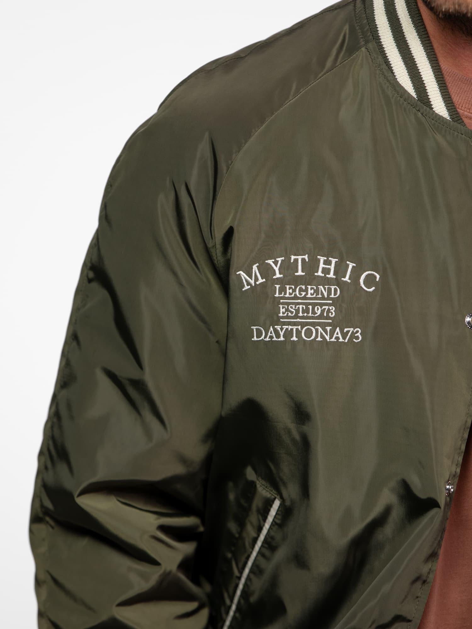 DAYTONA 73 Bomber uomo in nylon verde khaki Oshawa 