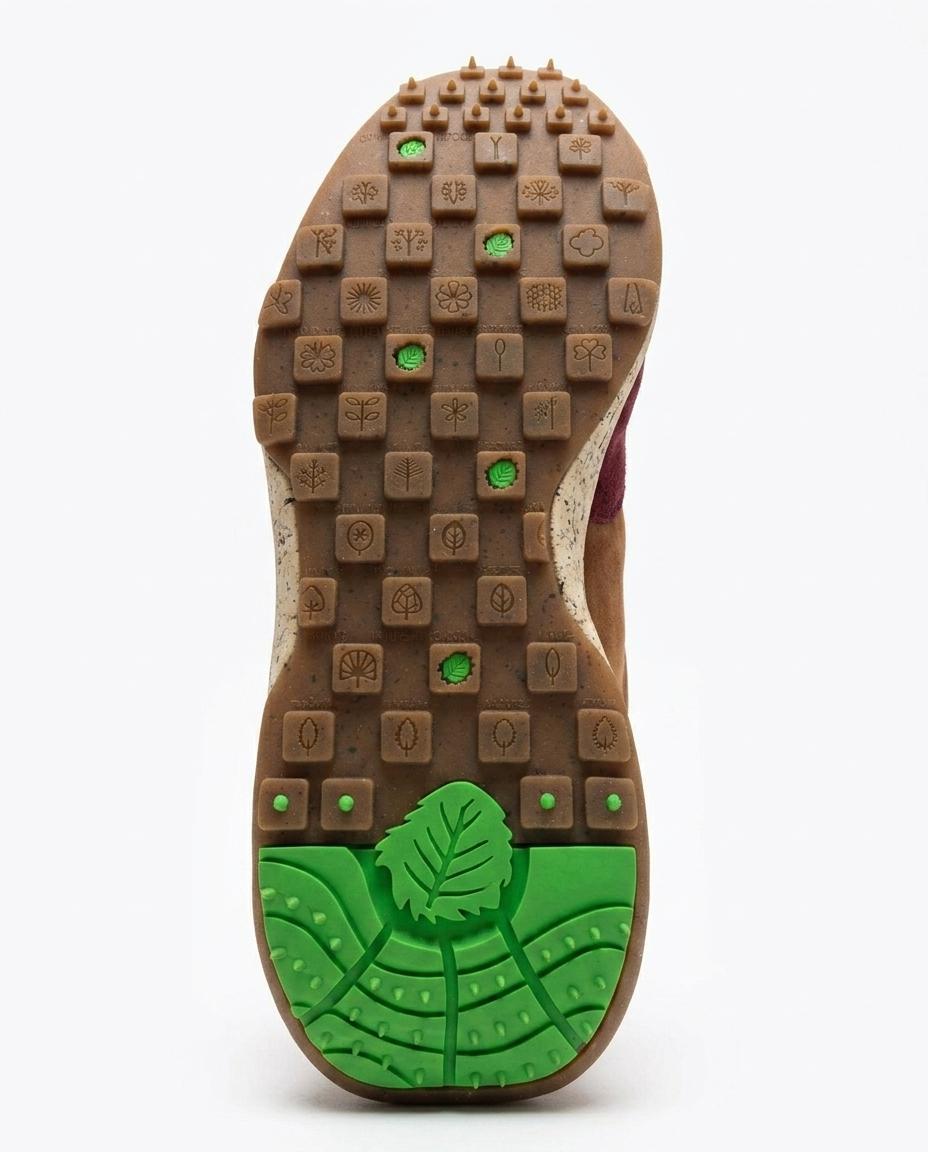 SATORISAN Sneakers uomo Chacrona Premium Bordeaux 