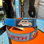 DESIGN arTIGIANALE Cintura artigianale in pelle 500 Abarth 