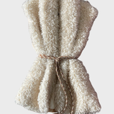 HANAMI D'OR Gilet Donna Eco Pelliccia panna/rosa antico 