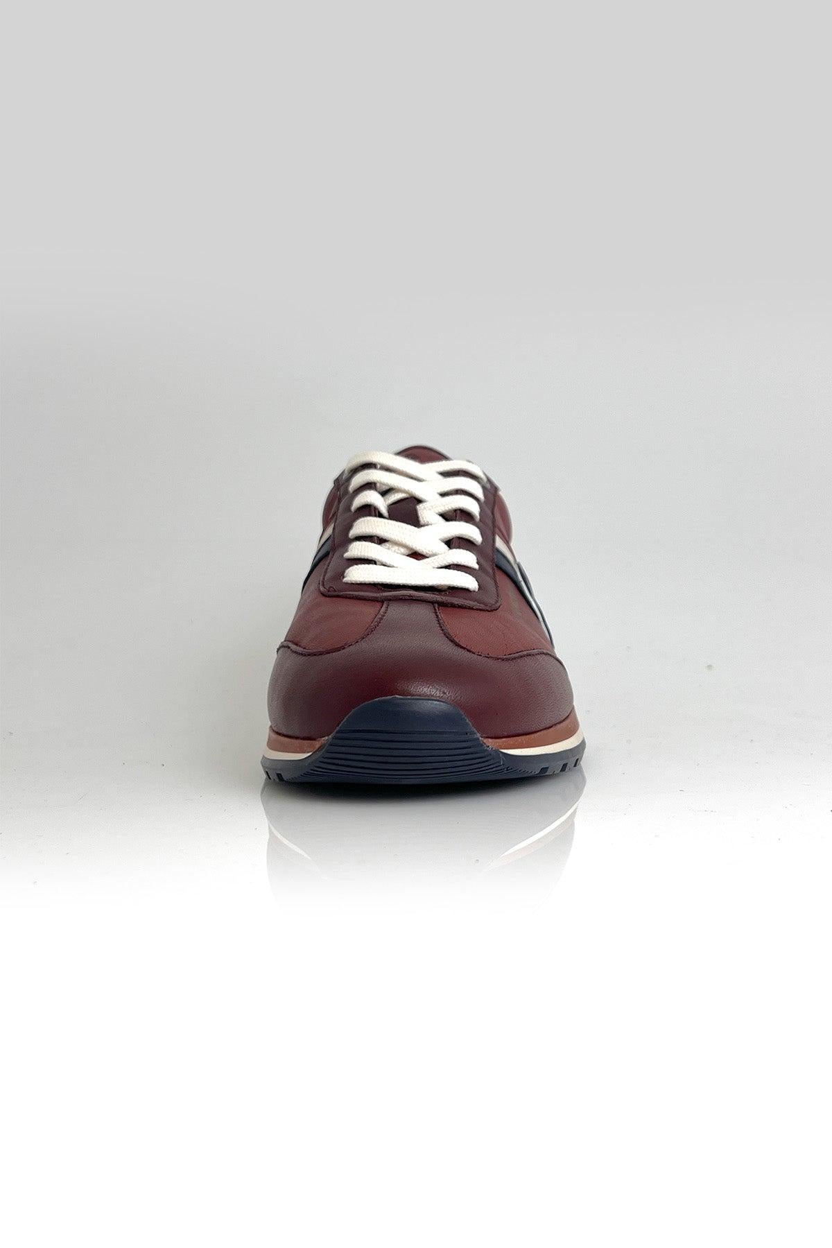 CLM Sneakers in pelle rosso scuro uomo Cool 
