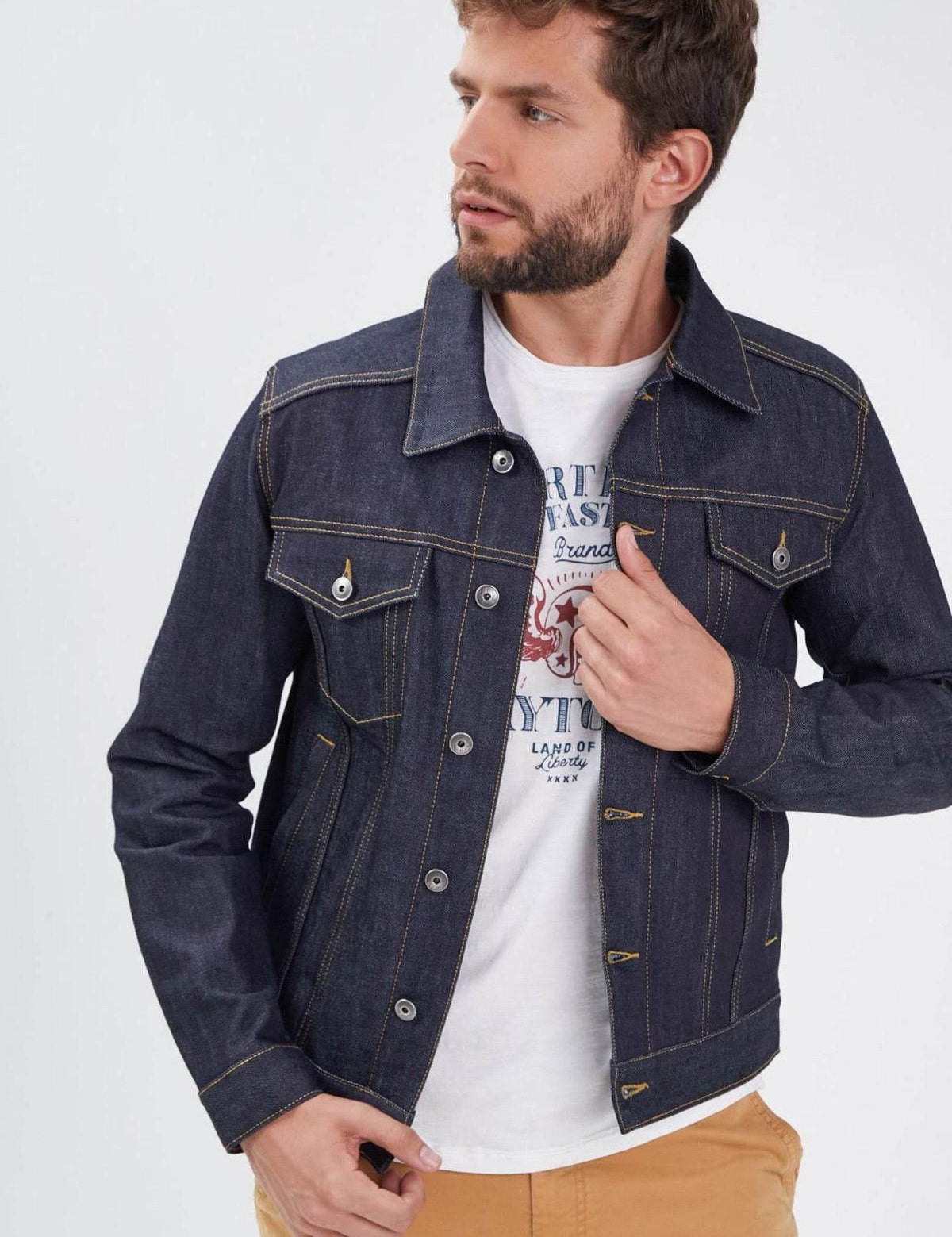 DAYTONA 73 Giacca Baker Denim unisex in denim 