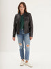 Women's Walkora Black Leather Jacket