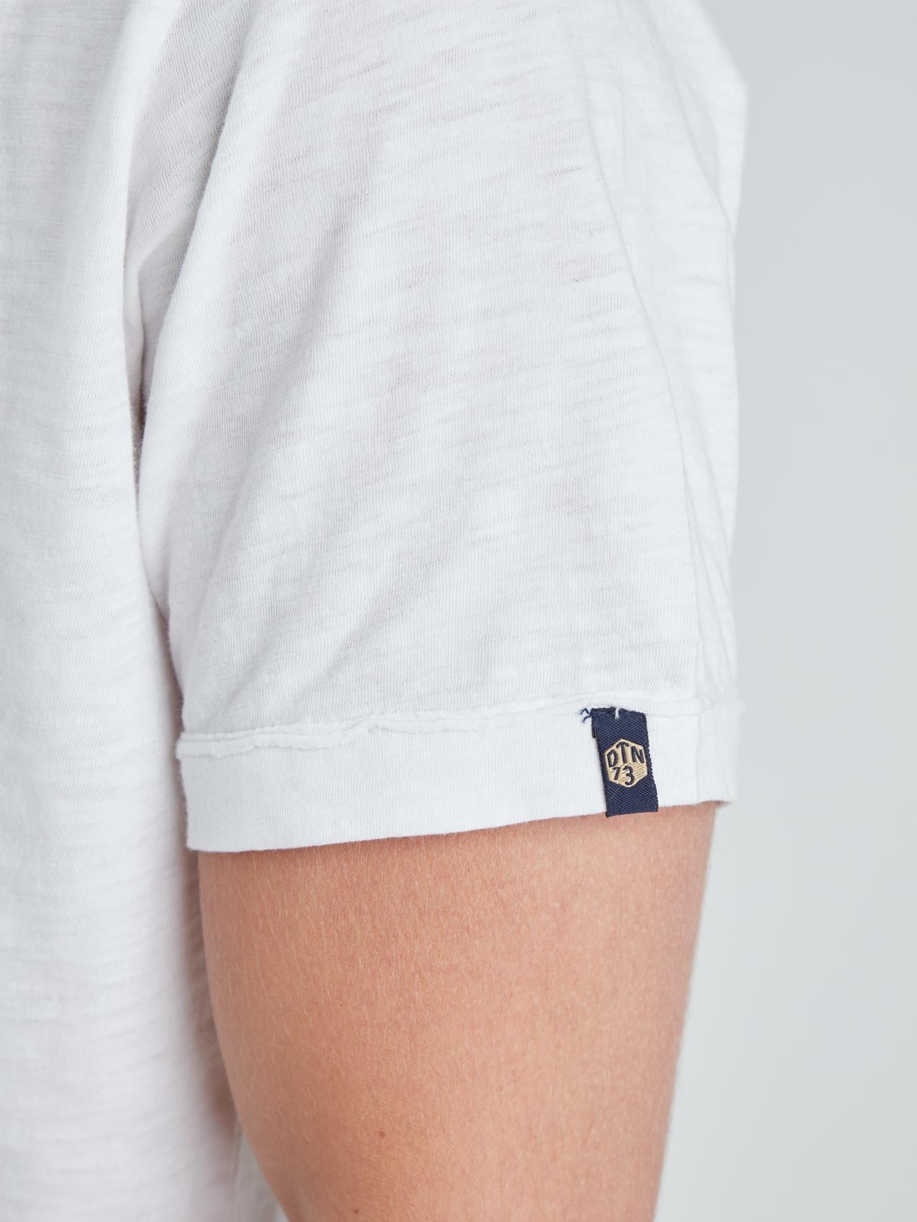 DAYTONA 73 T-shirt uomo American Slub bianca 