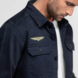 DAYTONA 73 Giacca uomo in denim blu Jefbull 