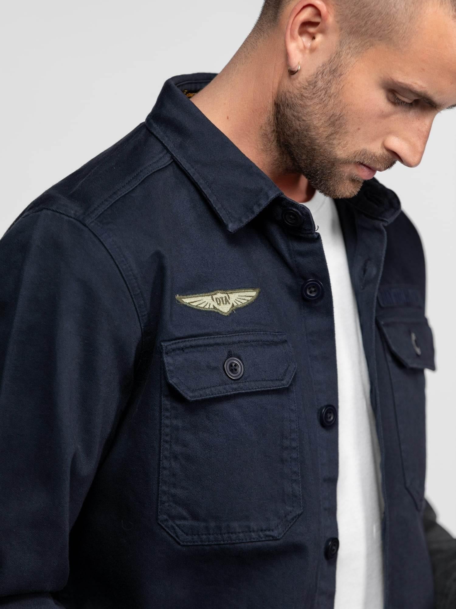 DAYTONA 73 Giacca uomo in denim blu Jefbull 