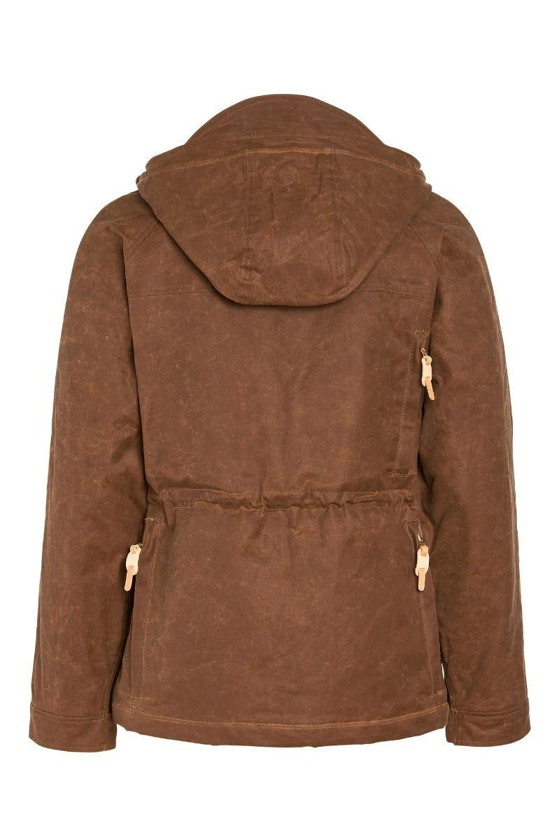 MANIFATTURA CECCARELLI Parka uomo in cotone New Fisherman dark tan 