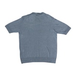 MASQ Maglia unisex azzurra manica corta in lino 