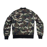 BOMBERS ORIGINAL Bomber Max Camo camouflage imbottito con zip frontale 