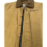 DAYTONA 73 Giacca uomo in canvas di cotone Farman Mustard 