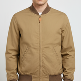 MANIFATTURA CECCARELLI Bomber uomo in cotone dark tan 