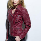 DAYTONA 73 Giacca donna in pelle Jerrie Sheep Victoria stile biker 