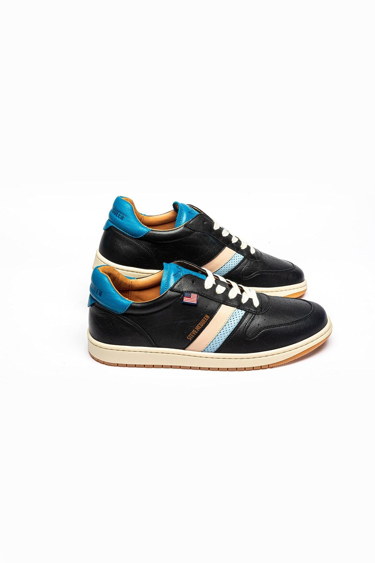 CLM Sneakers in pelle nera uomo Steve McQueen Bull 