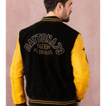 DAYTONA 73 Giacca Academy Buff Black & Yellow uomo 