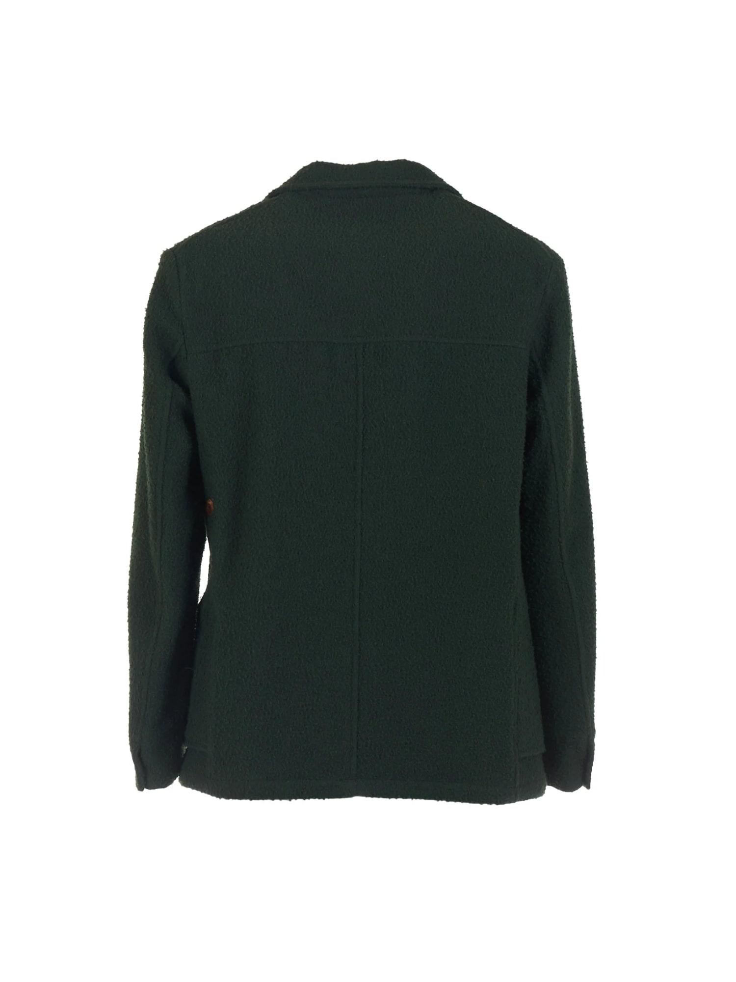CAPALBIO Giacca iconica in lana di Casentino verde 