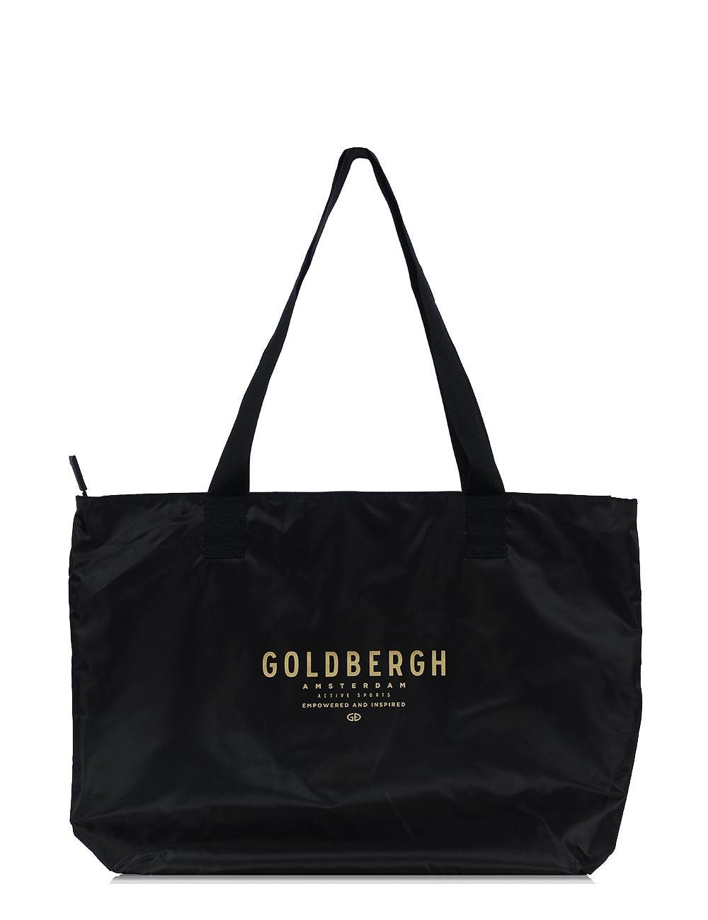 GOLDBERGH Shopper donna Kopal nera con logo 