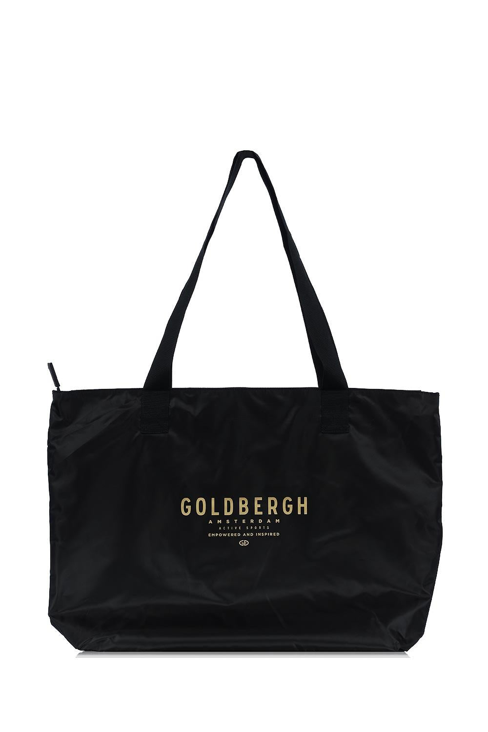 GOLDBERGH Shopper donna Kopal nera con logo 