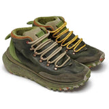 SATORISAN Stivaletti unisex in pelle verde muschio Kiso Metta Premium 