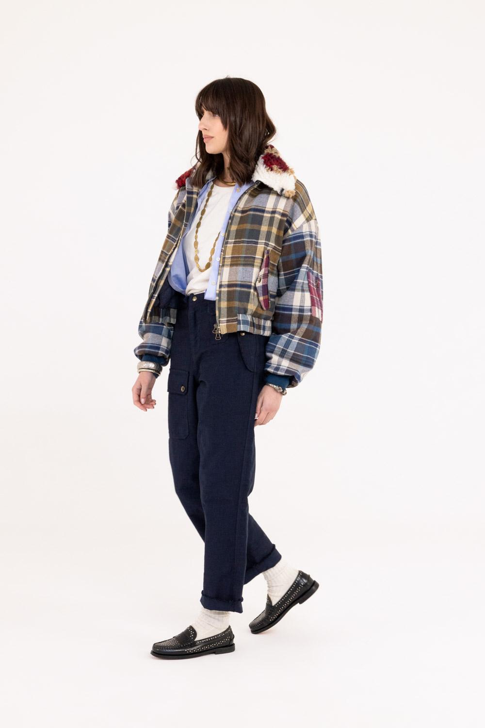 FRONT STREET Blouson donna Cropped aviator 