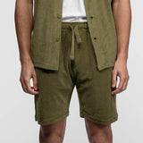 DAYTONA 73 Short uomo Fresno in spugna verde 