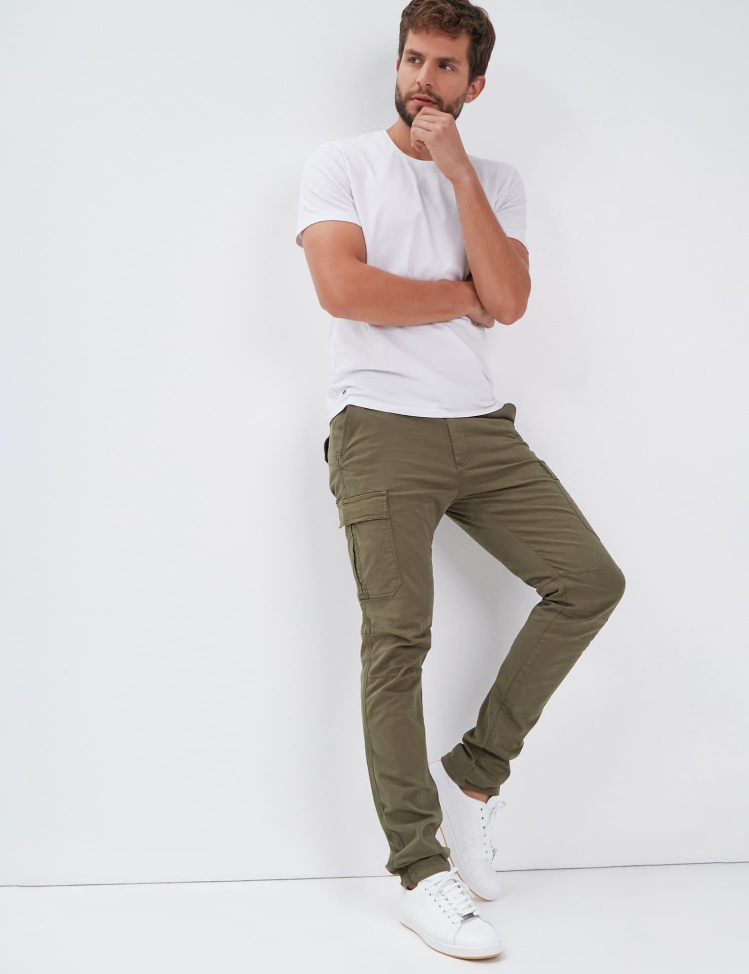 DAYTONA 73 Pantalone Rango73 Broken verde militare 