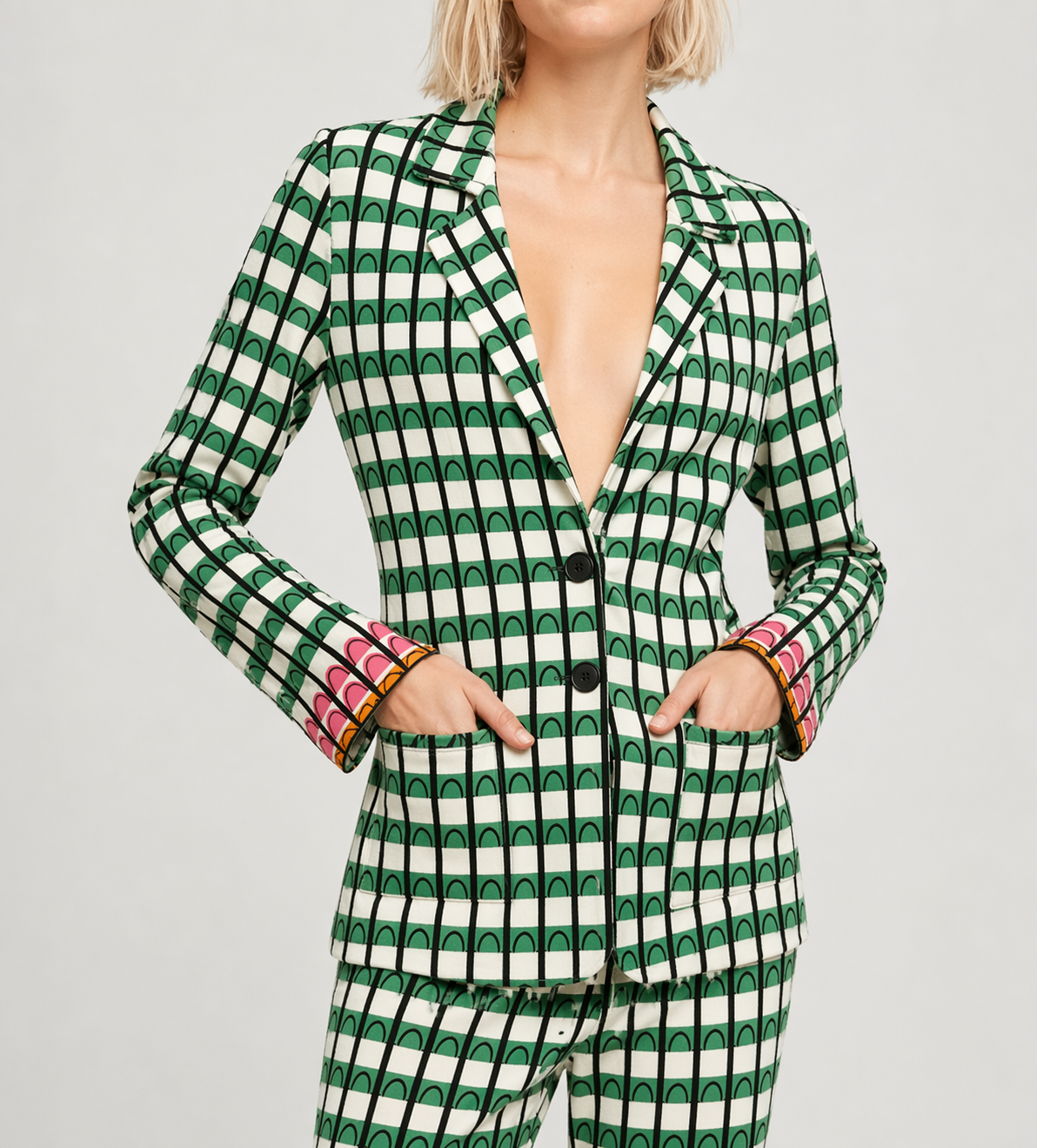 ALDO MARTINS Blazer donna Lidon fantasia 