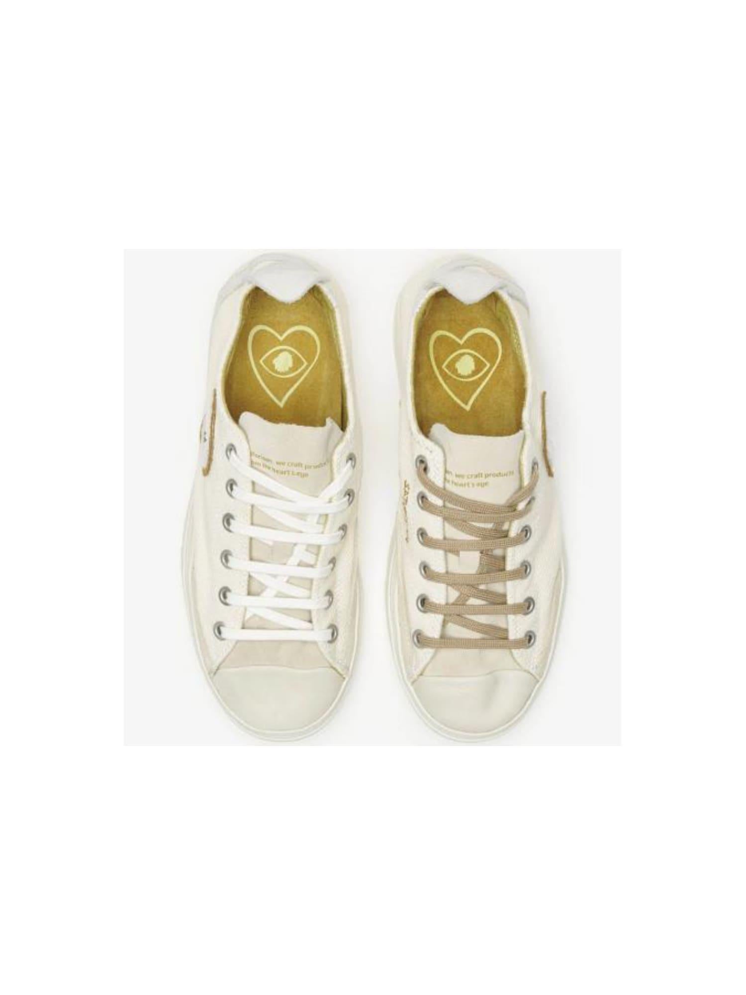 SATORISAN Sneakers unisex in cotone Koto Ecru 