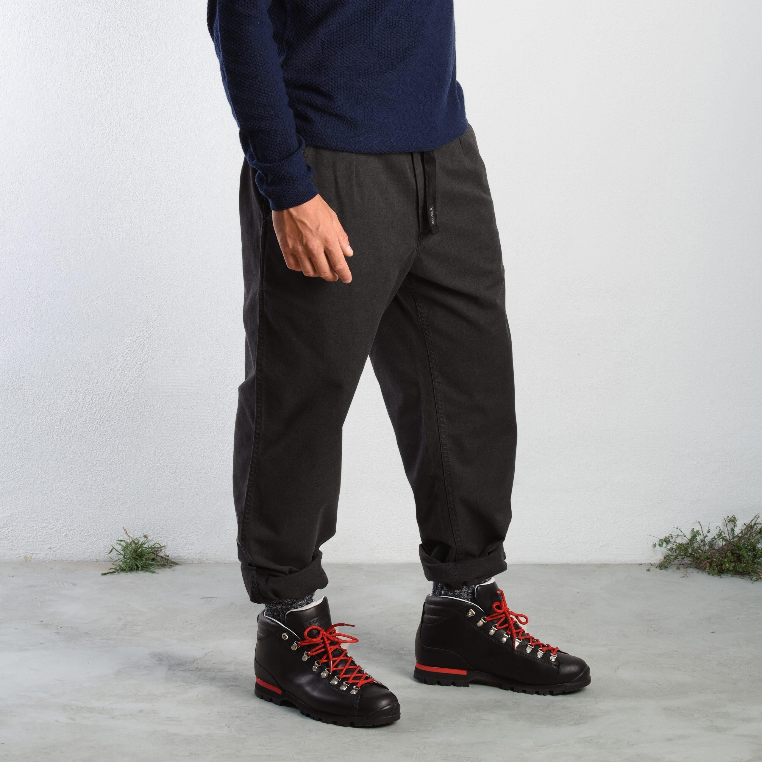 VALARSA Pantalone Spitz  in flannel light black 