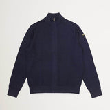 DAYTONA 73 Cardigan Arnold uomo navy in cotone e cashmere con zip 