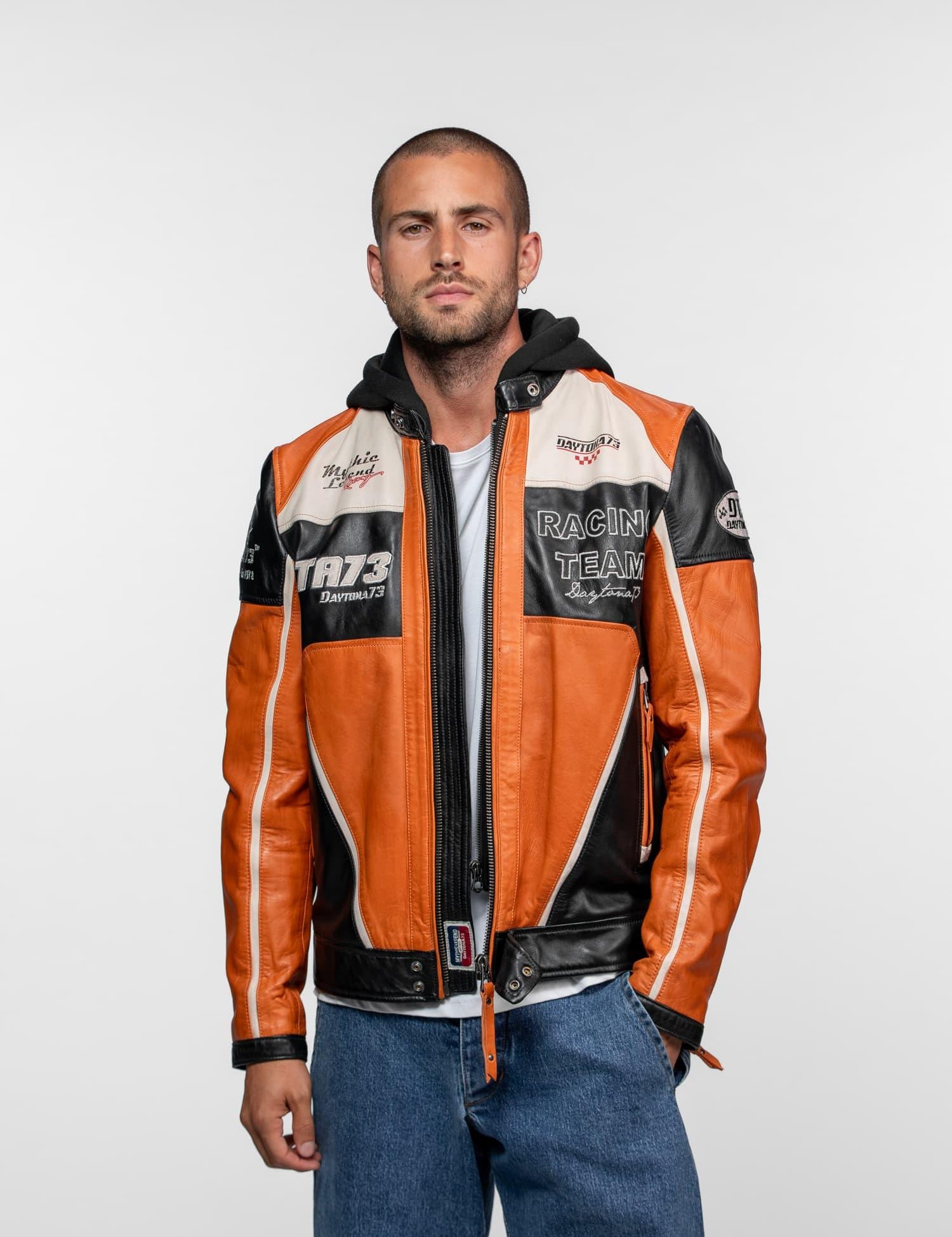 DAYTONA 73 Blouson uomo in pelle Perez 