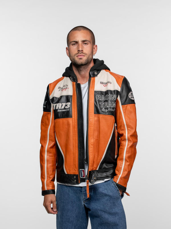 DAYTONA 73 Blouson uomo in pelle Perez 