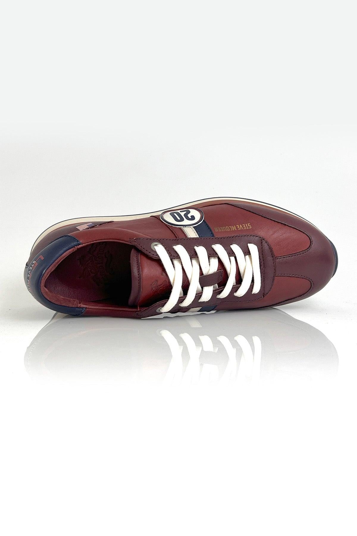 CLM Sneakers in pelle rosso scuro uomo Cool 