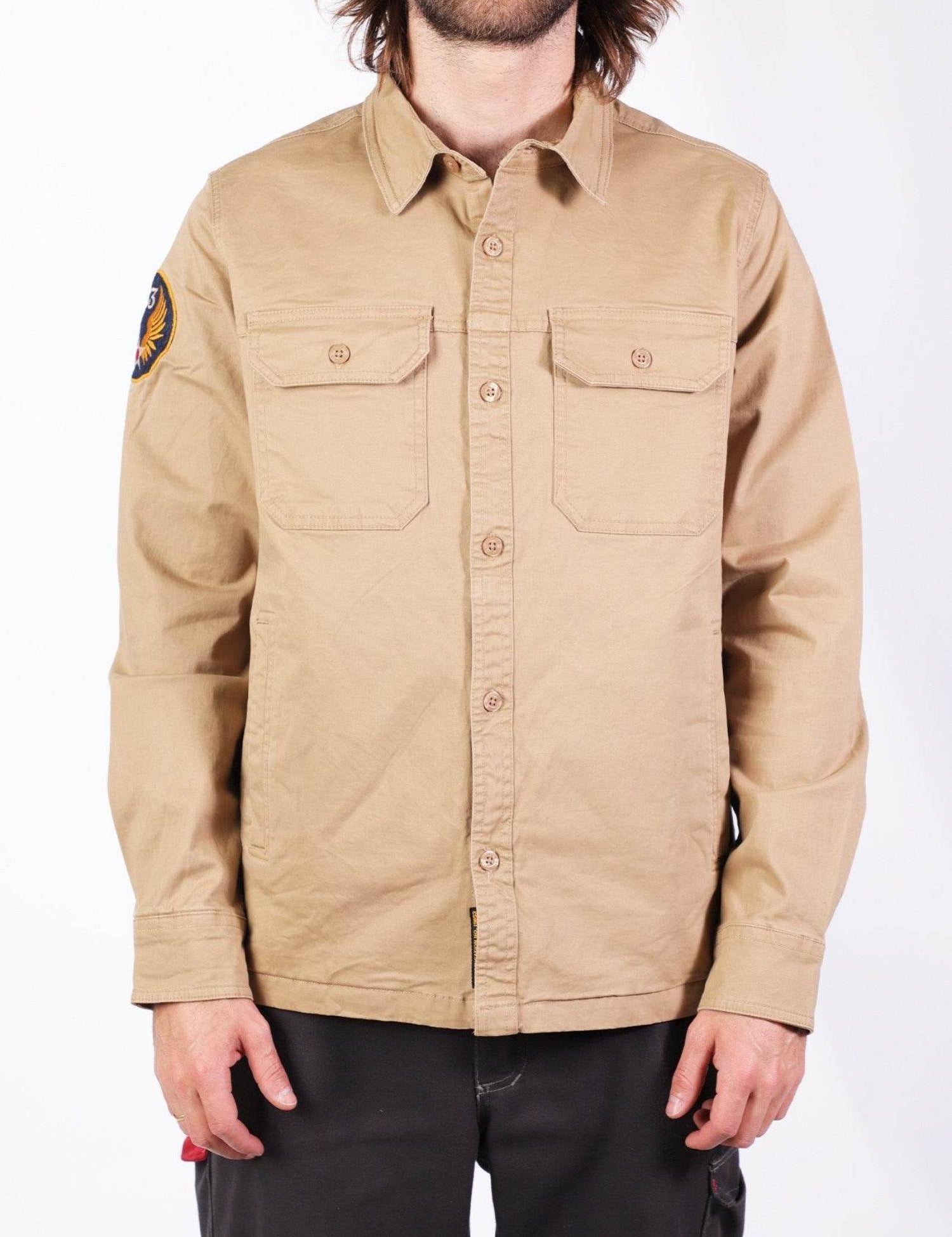 DAYTONA 73 Camicia uomo in twill di cotone Comcast 