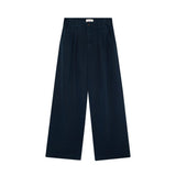 MAISON HOTEL Pantalone donna Diane chino in lyocell navy 