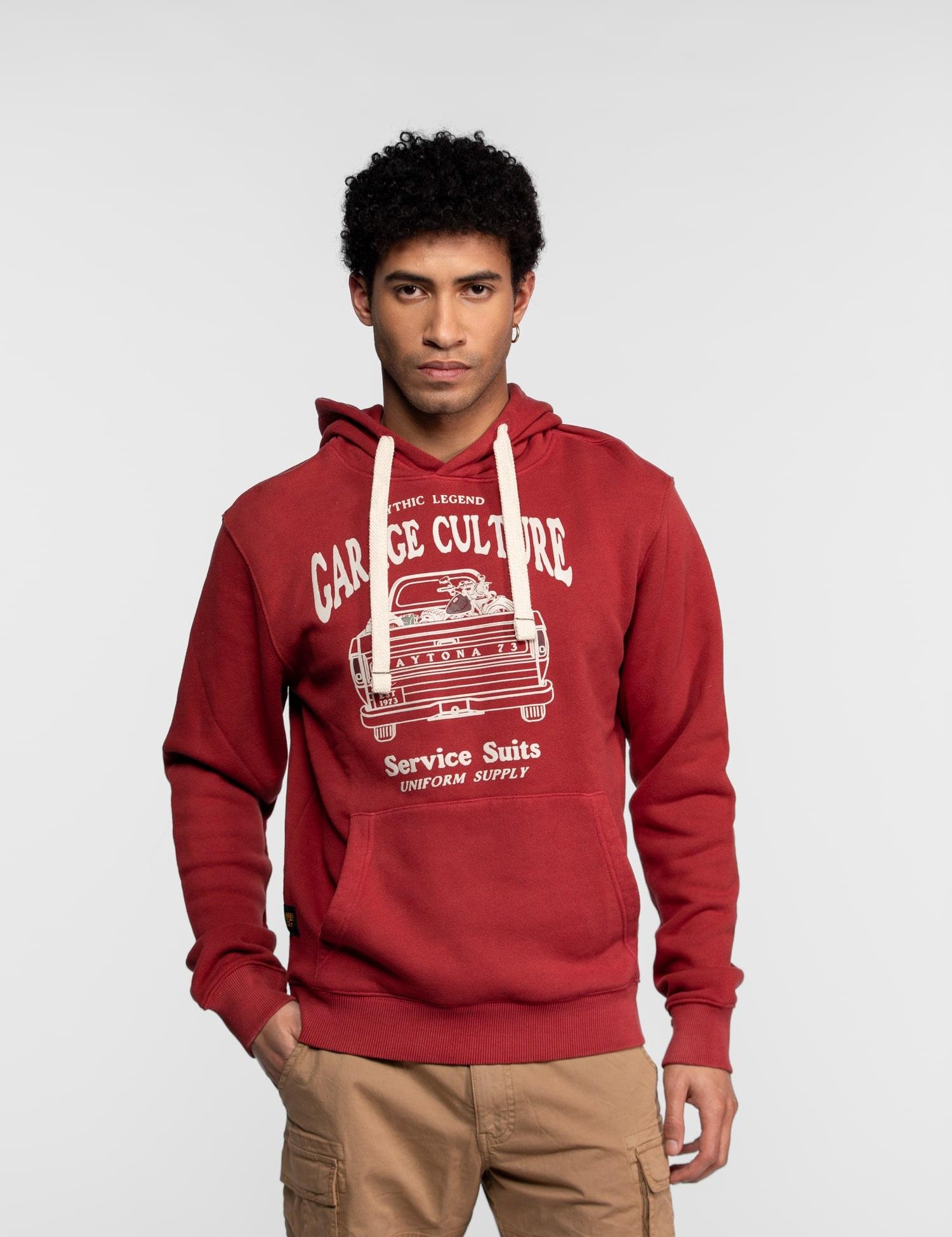 DAYTONA 73 Felpa uomo con cappuccio Tony 