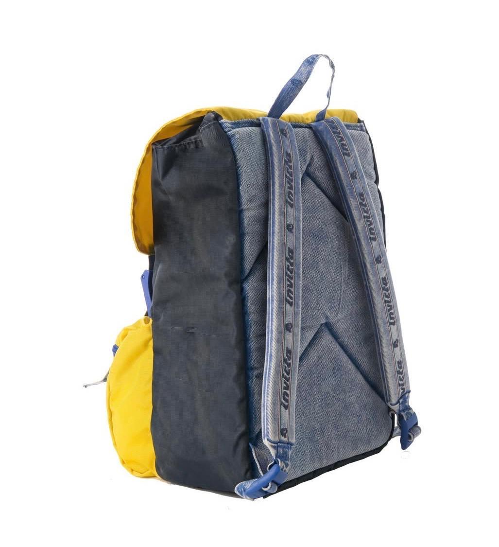 INVICTA Zaino Jolly Vintage giallo in nylon 