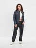 Walkora Blue Women's Leather Jacket