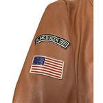 STEVE MCQUEEN Giacca uomo in pelle scamosciata Stan Havane 