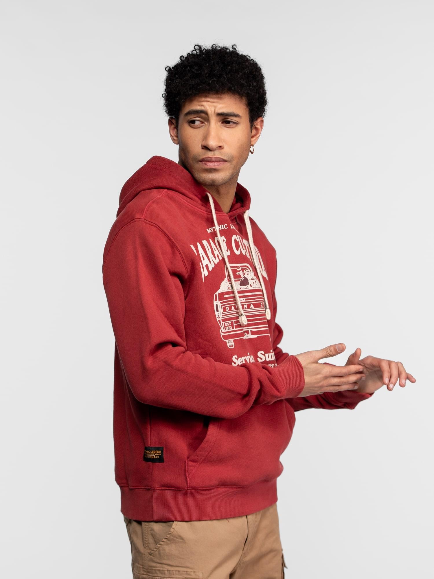 DAYTONA 73 Felpa uomo con cappuccio Tony 